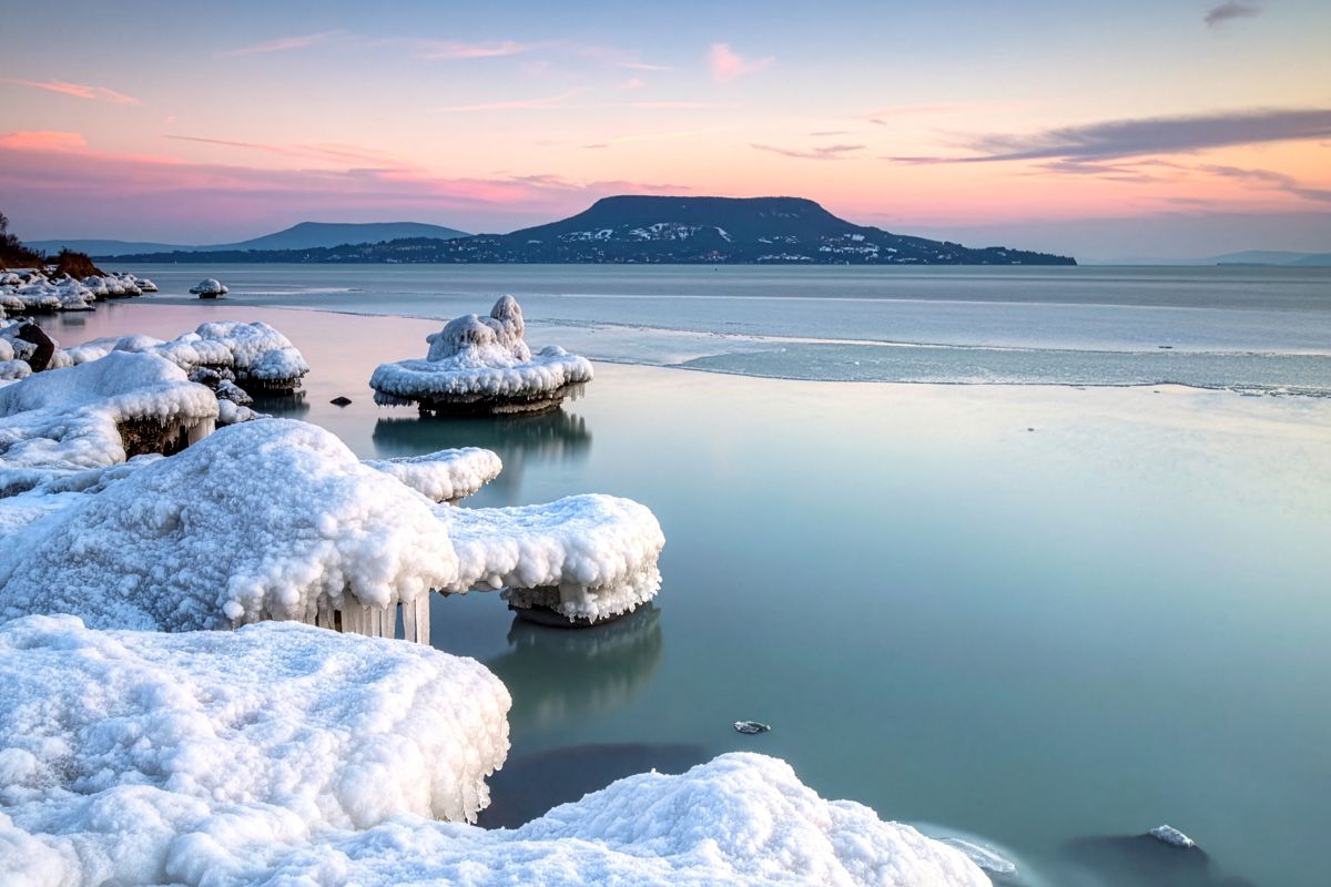 Winter am Balaton