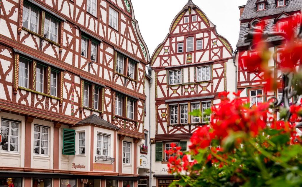 Fachwerkhäuser in Bernkastel-Kues, Rheinland-Pfalz